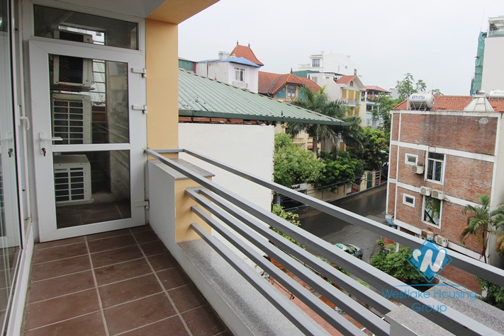 Balcony one bedroom apartment for rent off To Ngoc Van, Tay Ho